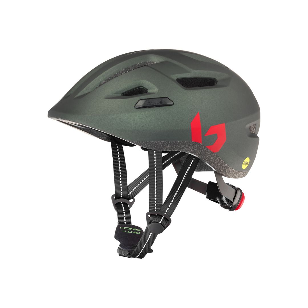 Casque De Vélo Bollé Stance Jr Pour Enfants - Taille XS, Camouflage Mat, Sans Lentille - Unisexe, Sécurité Et Visibilité